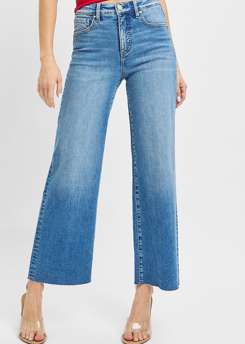 Gabby Tummy Control Wide Leg Jeans