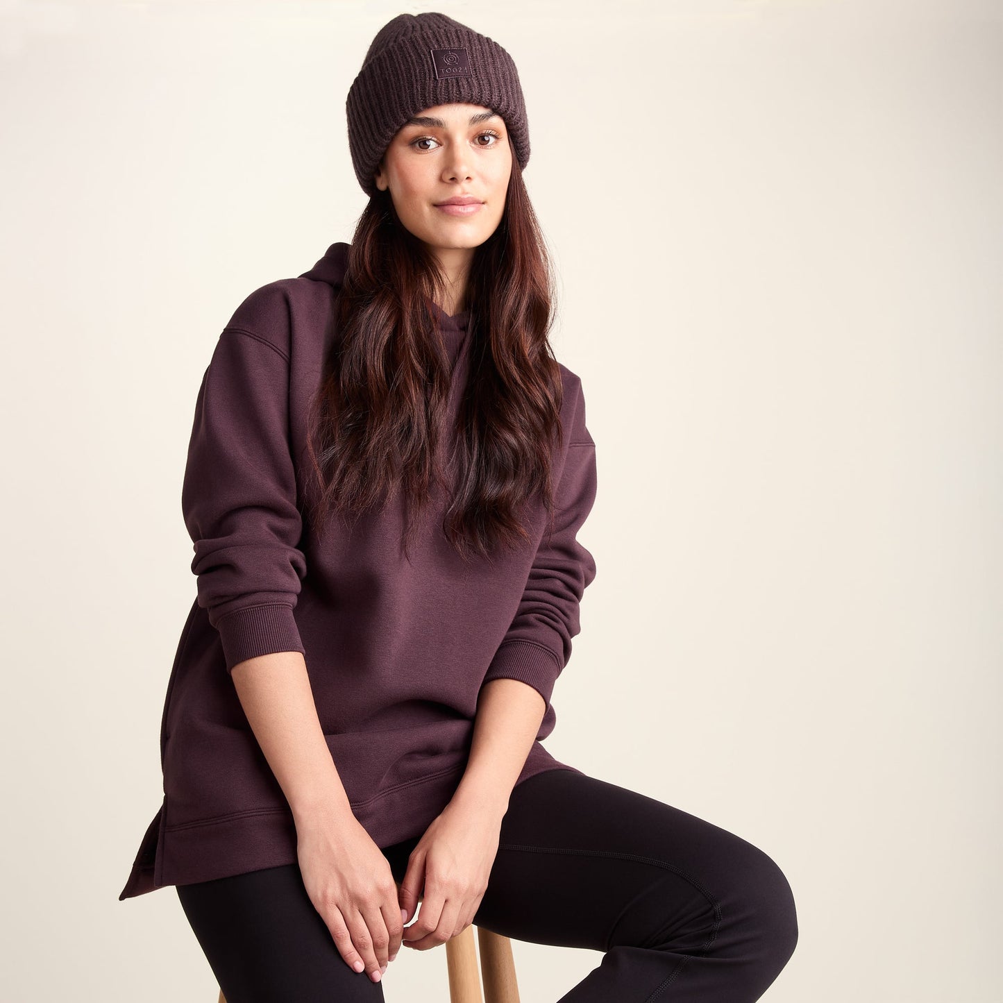 Drakeford Womens Supersoft Longline Sweat - Huckleberry