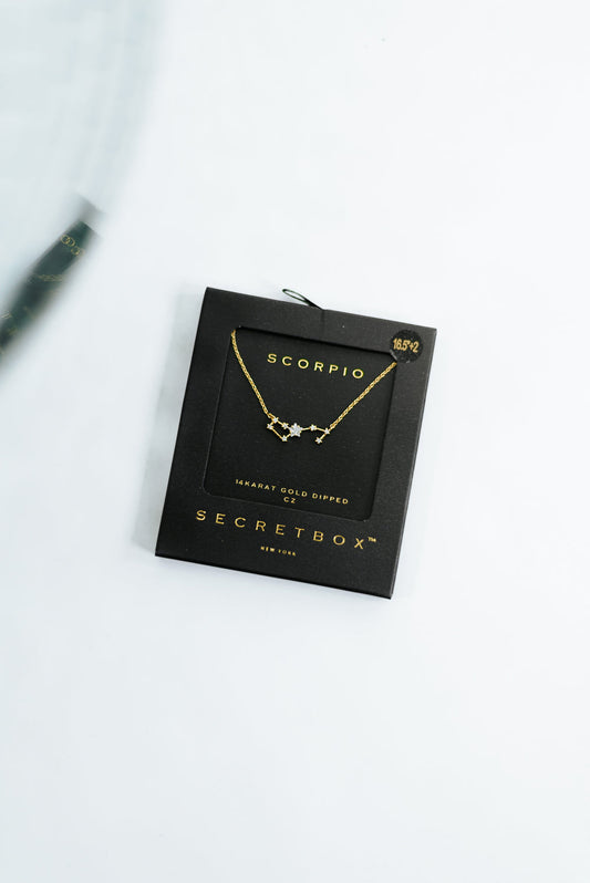 Constellation Necklace , Scorpio