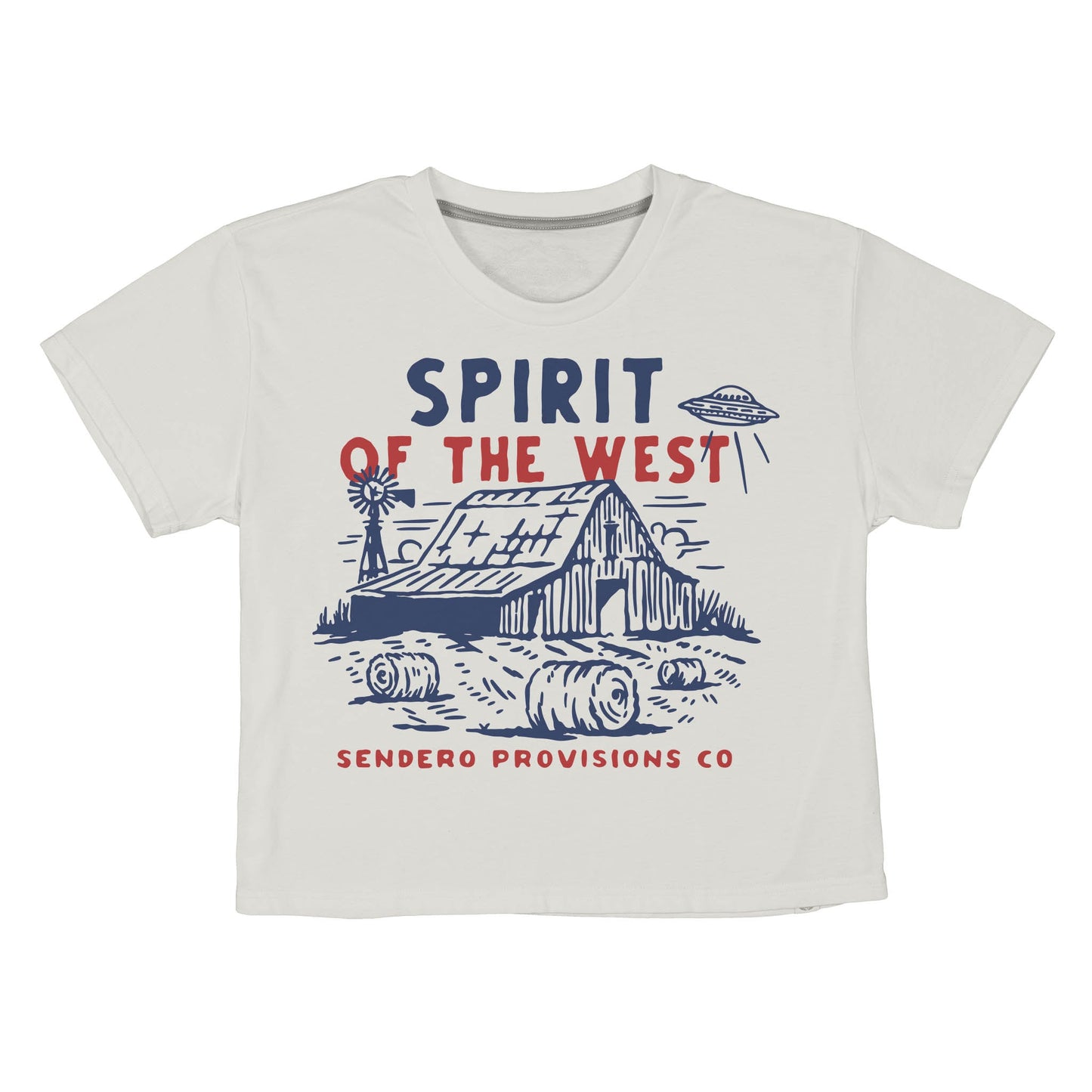 High Plains Boxy Tee - Vintage White