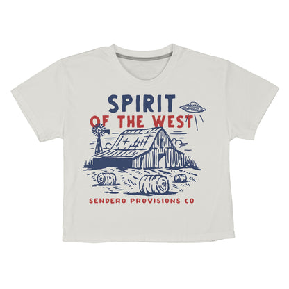 High Plains Boxy Tee - Vintage White