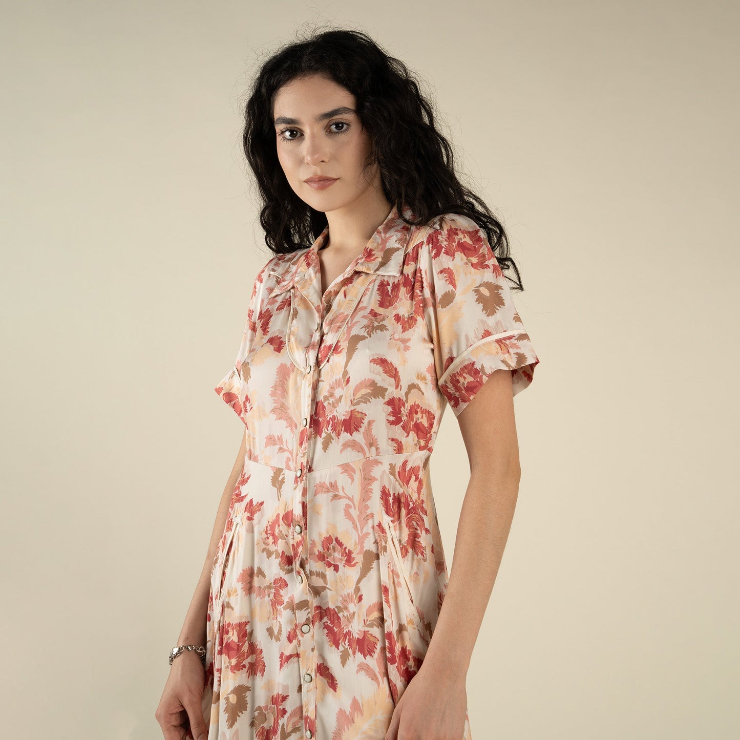 La Dahlia Dress - Alondra - Ivory