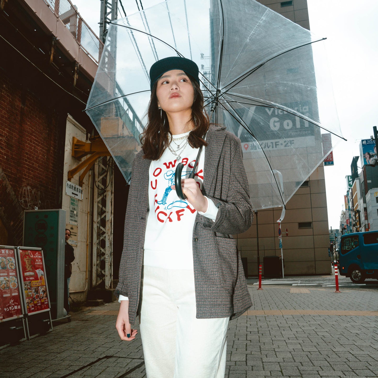 Cowboy Kickflip Women's Sweatshirt - Vintage White