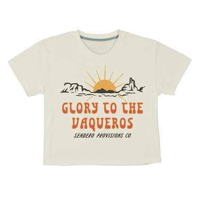 Vaqueros Women's Boxy Tee - White