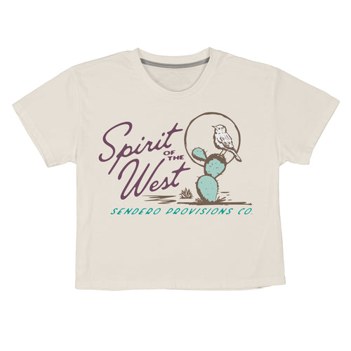 Cactus Wren Boxy Tee - Vintage White