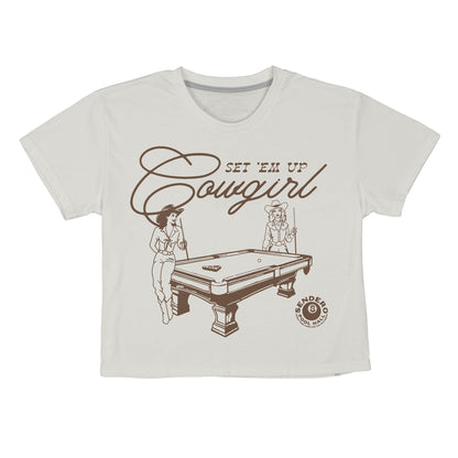 Set 'Em Up Boxy Tee - Vintage White