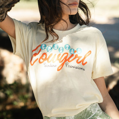 Coastal Cowgirl Boxy Tee - Cream