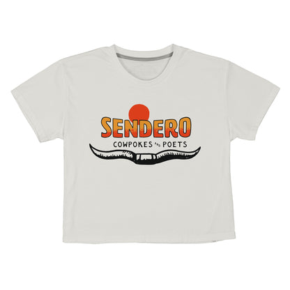 Cowpokes and Poets Boxy Tee - Vintage White