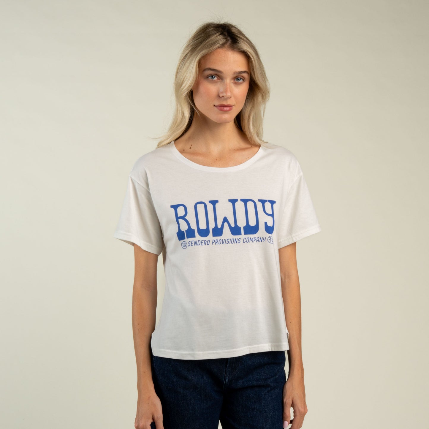Rowdy Basic Tee - Vintage White