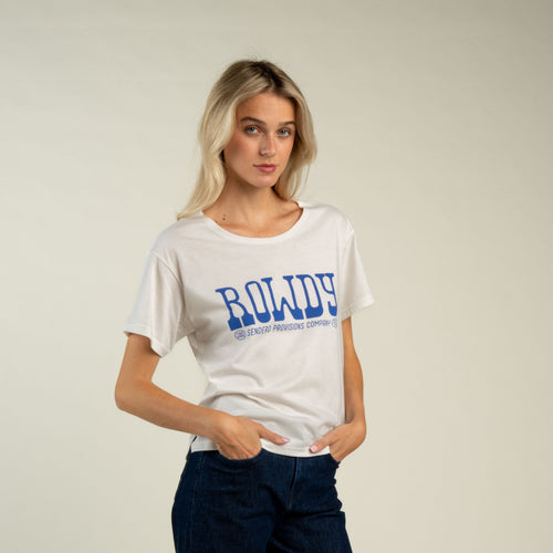 Rowdy Basic Tee - Vintage White