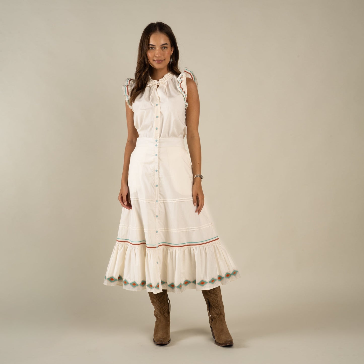 The Paloma Blouse - Vintage White