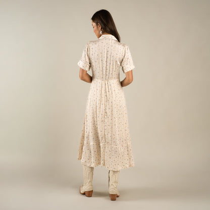 La Dahlia Dress - Dustbloom - Antique White