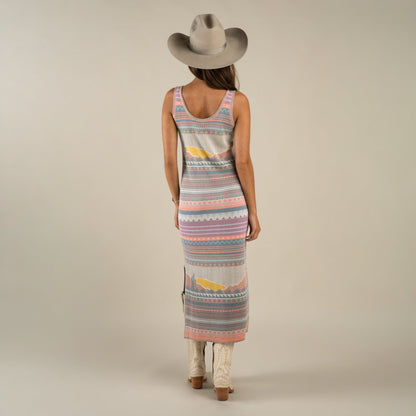 Puebla Knit Dress - Sonora - Sunset
