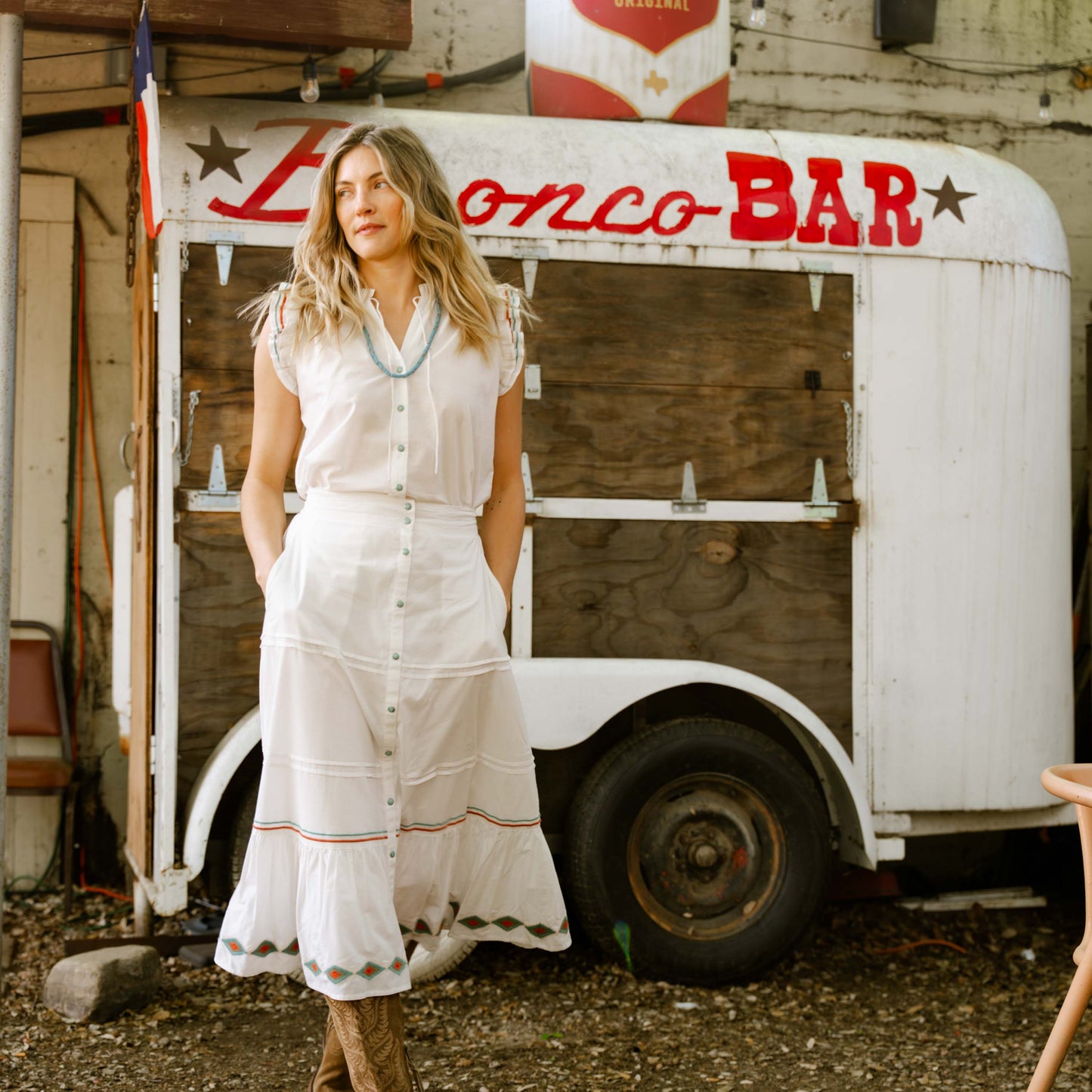 The Paloma Blouse - Vintage White