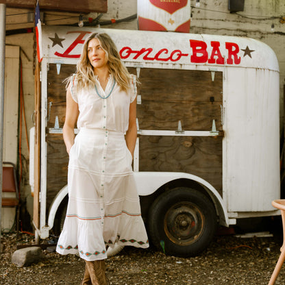 The Paloma Blouse - Vintage White