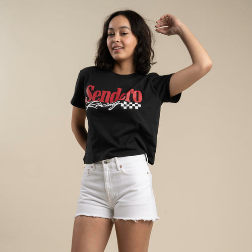 Sendero Racing Boxy Tee - Black