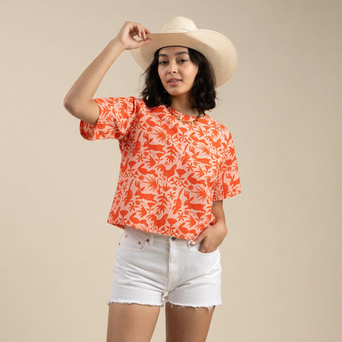The Verano Top - Otomi - Roja