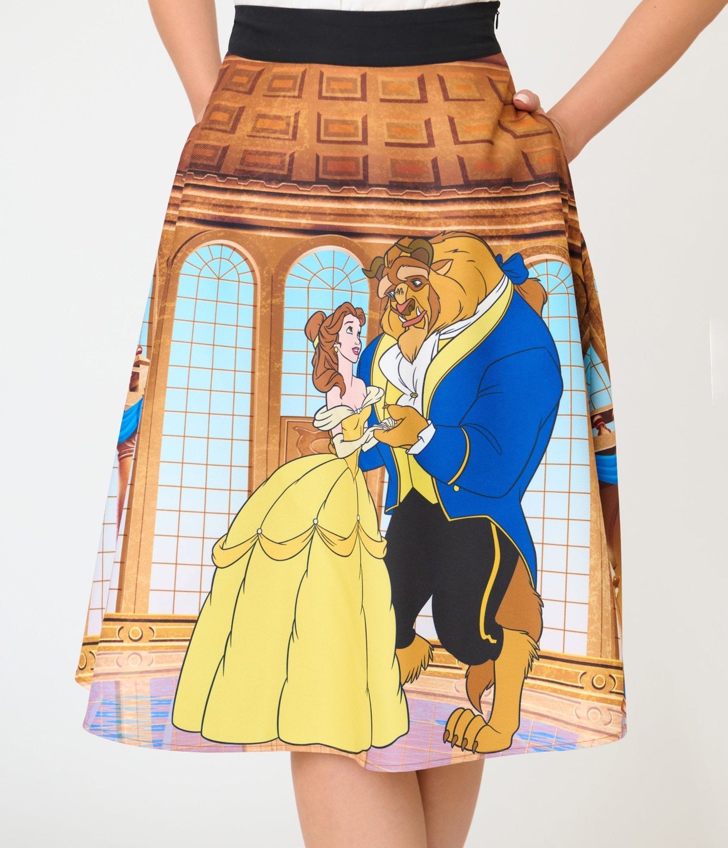 Disney Beauty & the Beast Collection by Unique Vintage Ballroom Vivian Swing Skirt