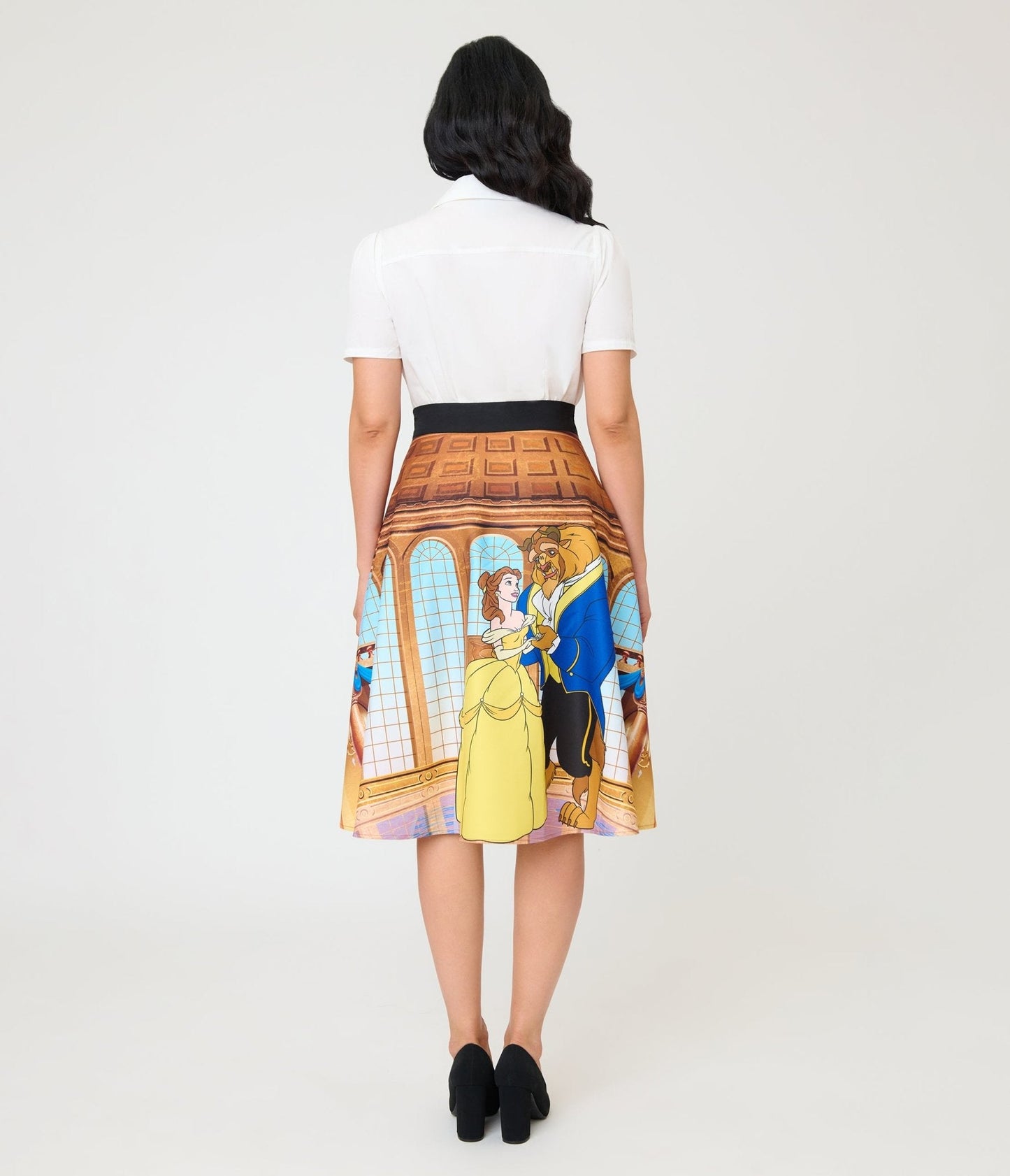 Disney Beauty & the Beast Collection by Unique Vintage Ballroom Vivian Swing Skirt